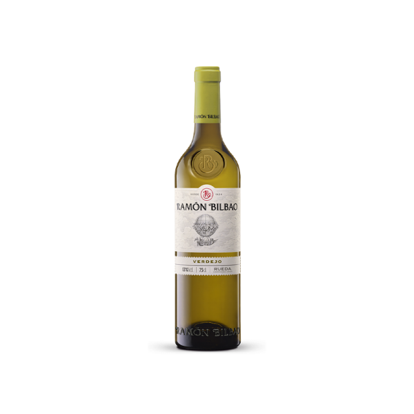 Imagen de una botella de vino Ramón Bilbao Verdejo