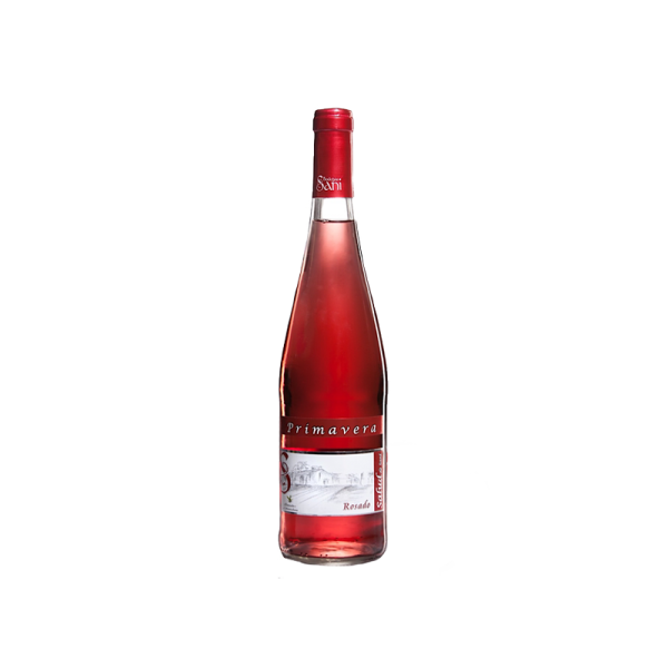 Imagen de una botella de vino Primavera Rosado